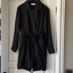 John + Jenn - Black Overcoat - XS